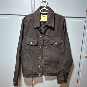 Trust Jeans Black Denim Jacket Size M